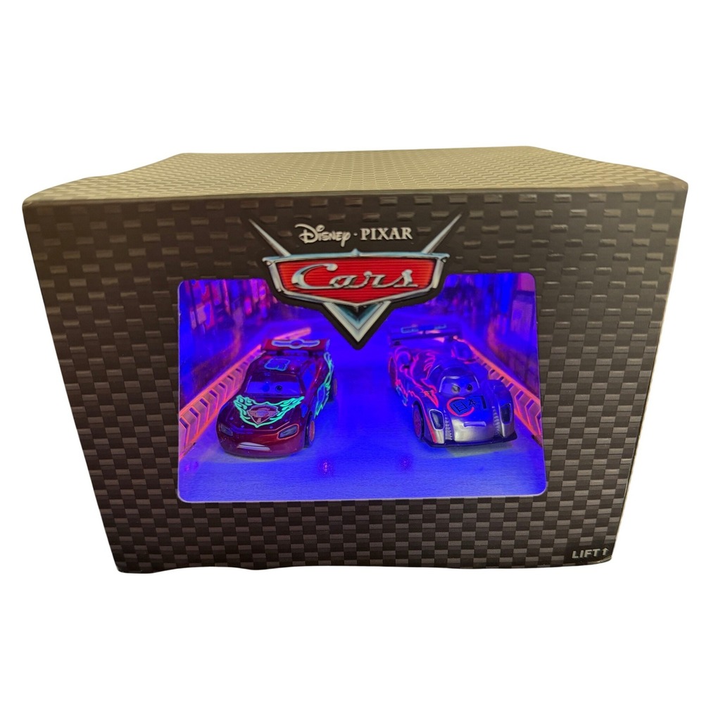Disney Pixar Cars Neon Racers Lightning McQueen Shu Todoroki Light Up 2-Pack